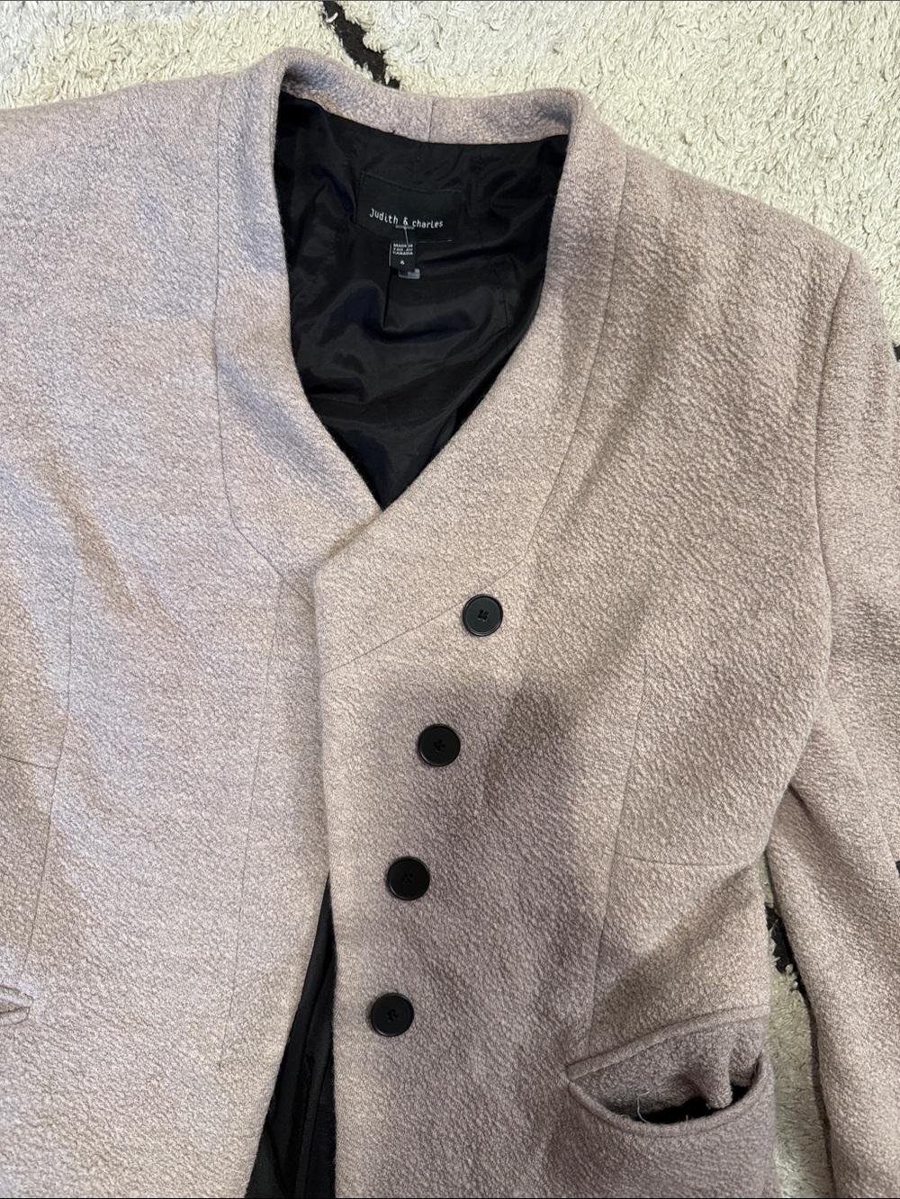 judith & charles textured jacket 6 - Picture 3 of 4